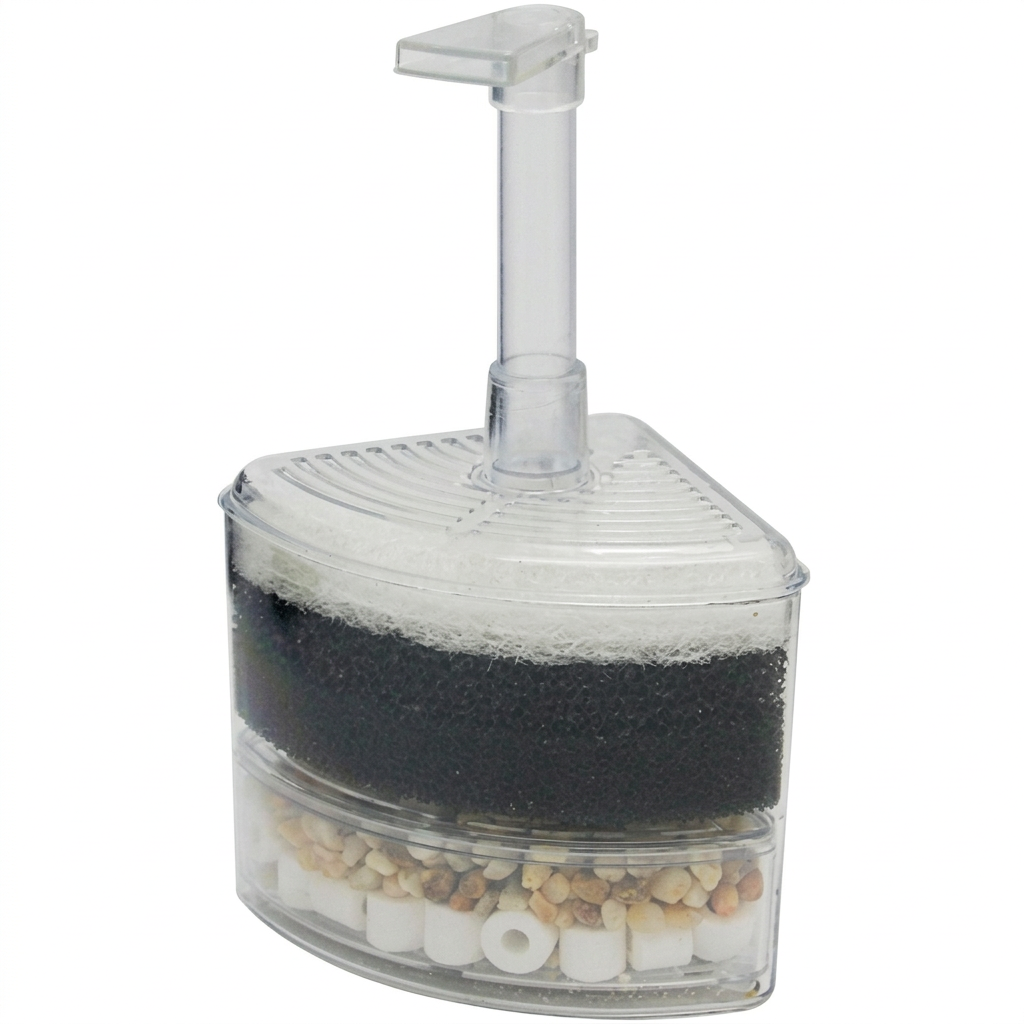 Xinyou Corner Sponge Filter with Ceramic Ring