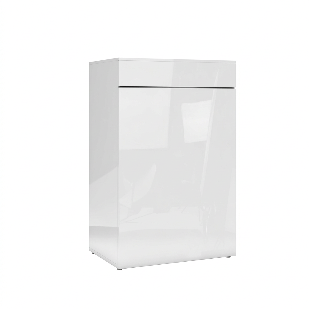 JBJ Cabinet Stand-White High Gloss 36" Tall
