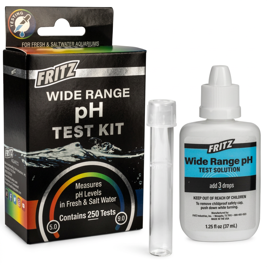 Fritz Wide Range pH Test Kit-250 Tests