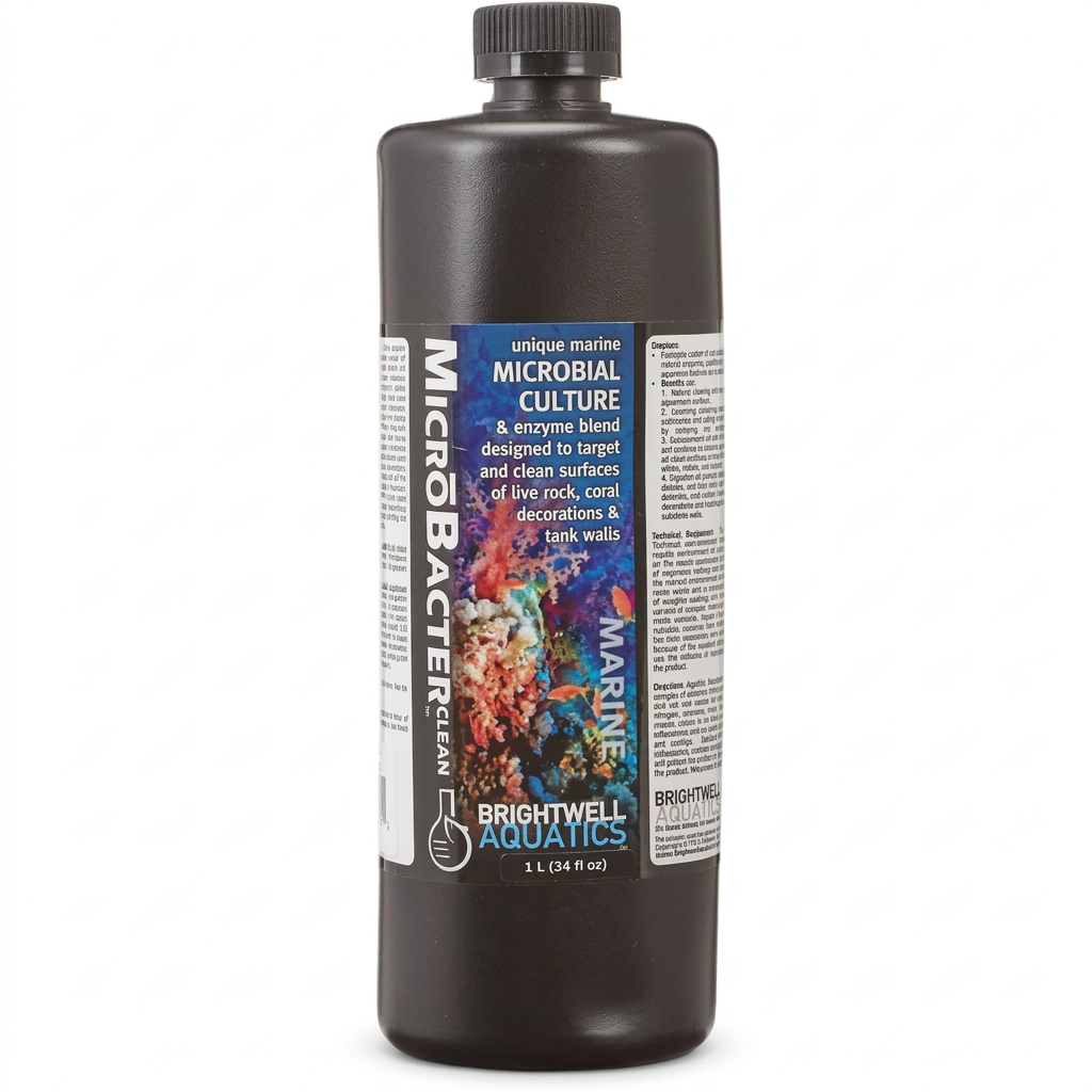 Brightwell Aquatics MicroBacterClean-Microbial Culture & Enzyme Blend