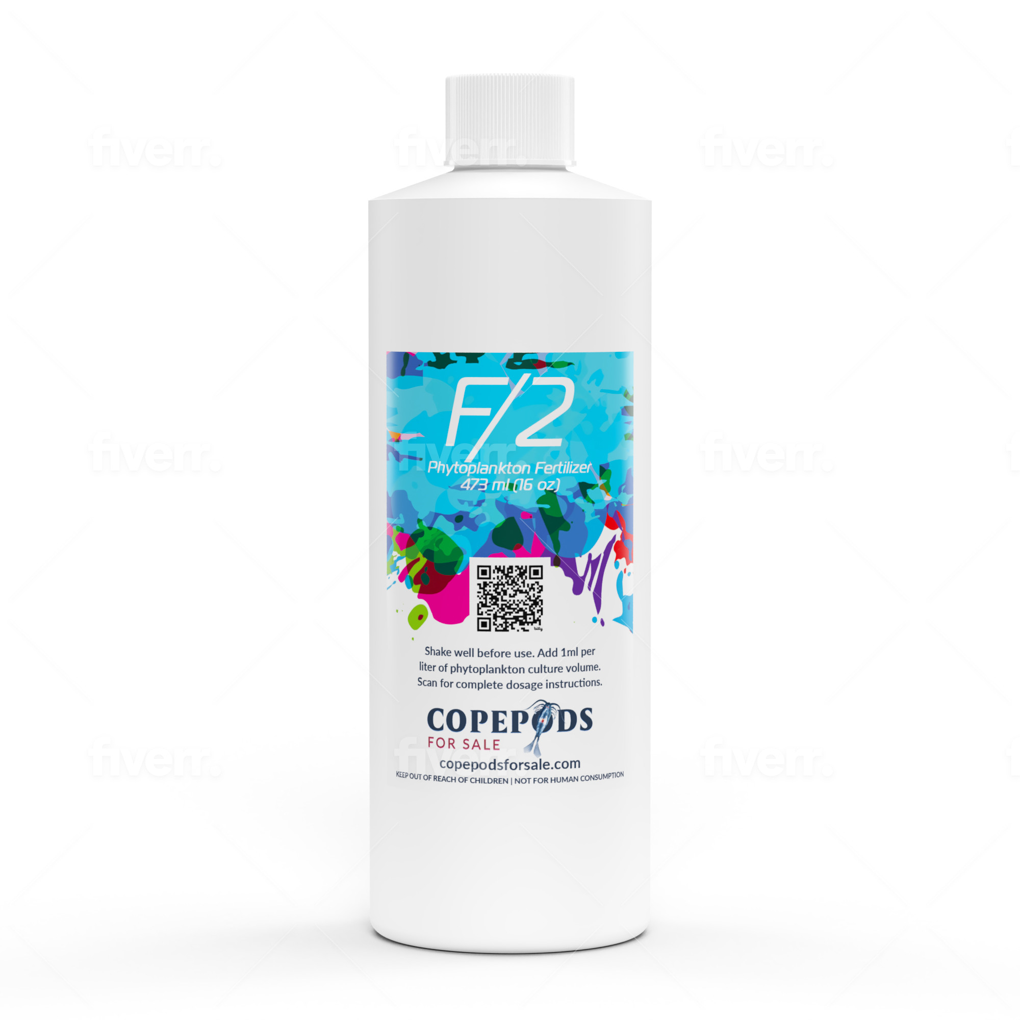 F/2 Phytoplankton Fertilizer (16oz) | Premium Nutrient Formula
