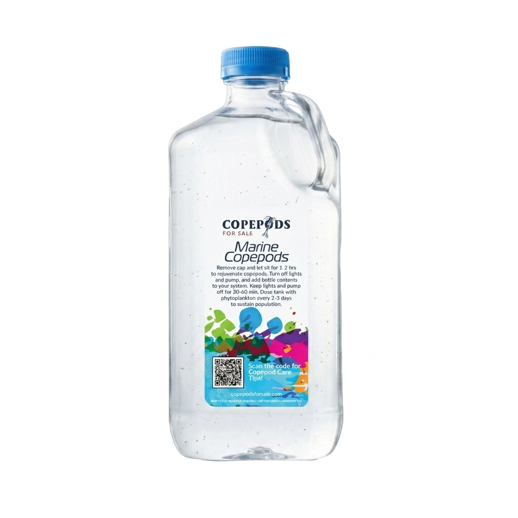 Copepods 1 Gallon (128oz) | 5 Species Blend (Tig, Tisbe, Apo, Oithona, Euterpina)